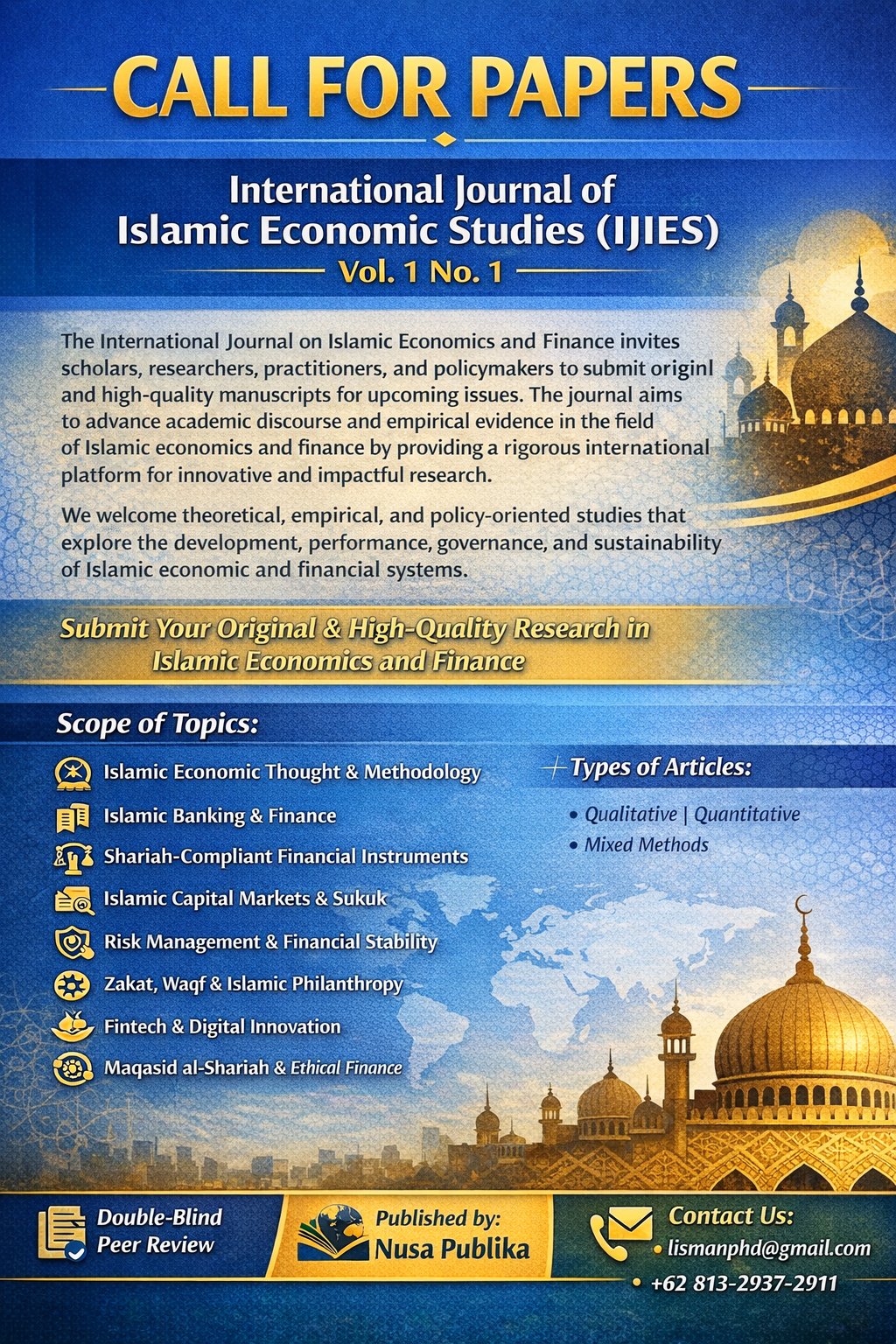 International Journal of Islamic Economic Studies